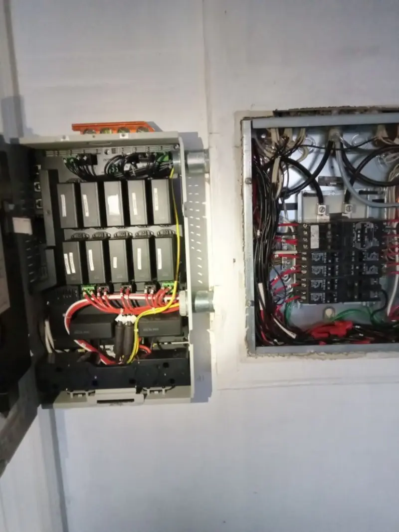 Electrical panel upgrade completed for Commercial Electrician Services in Hudson Falls